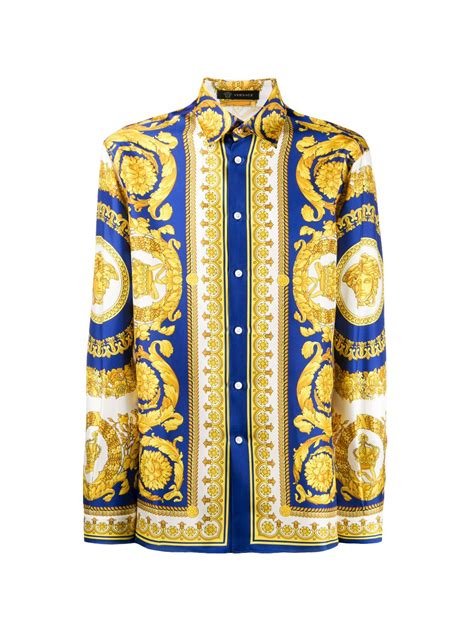 camicia versace barocco donna|Nuova collezione di camicie da donna di Versace su Farfetch.